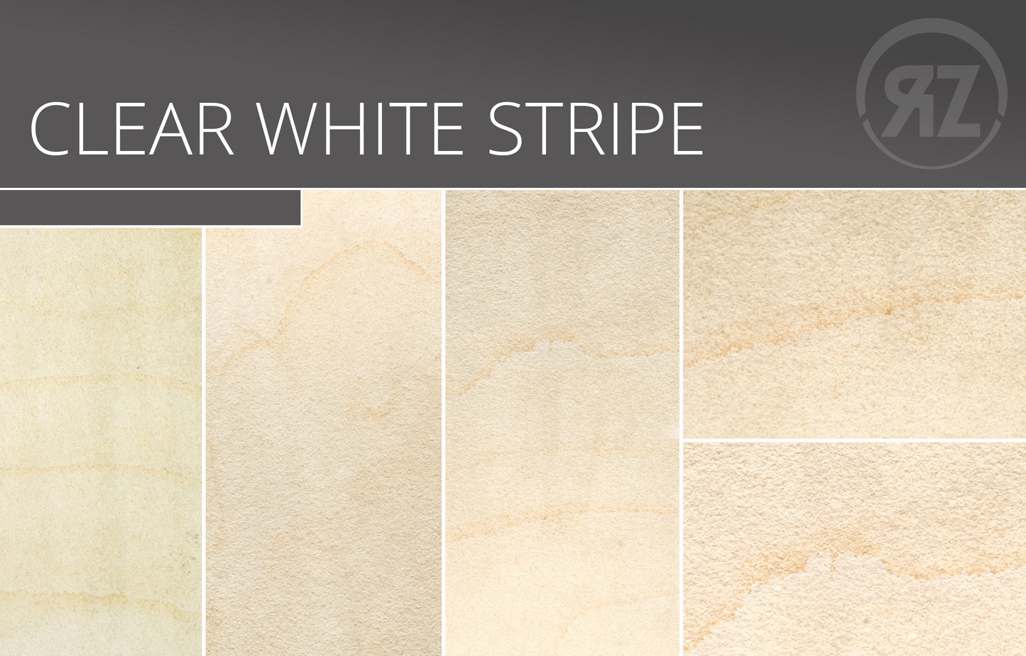 Rock - Clear White Stripes