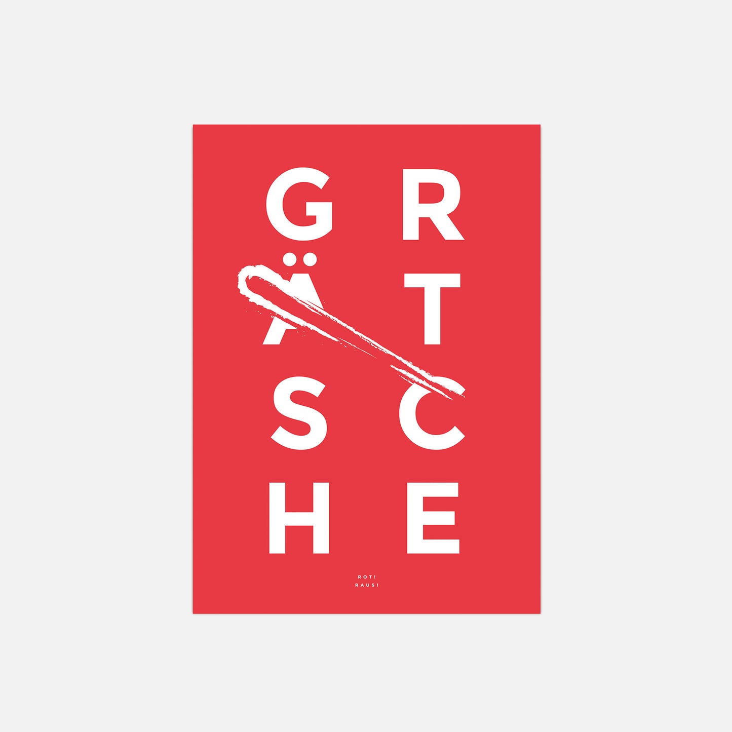 Fussball Poster - "Grätsche"