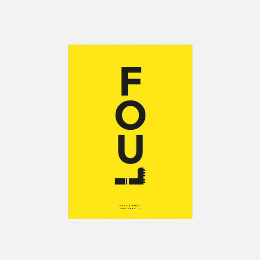Fussball Poster - "Fool"