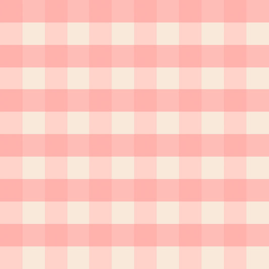 Tapete Gingham Rosa