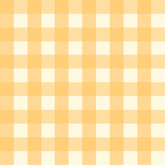 Tapete Gingham Gelb
