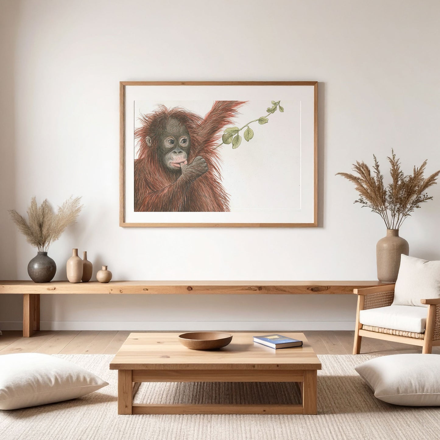 Affe Illustration Poster