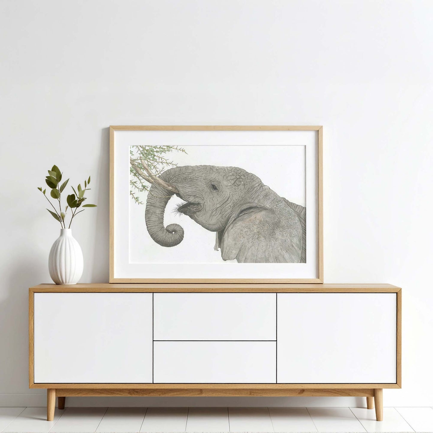 Elefant Illustration Poster