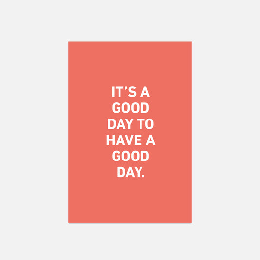 It´s a good day Poster