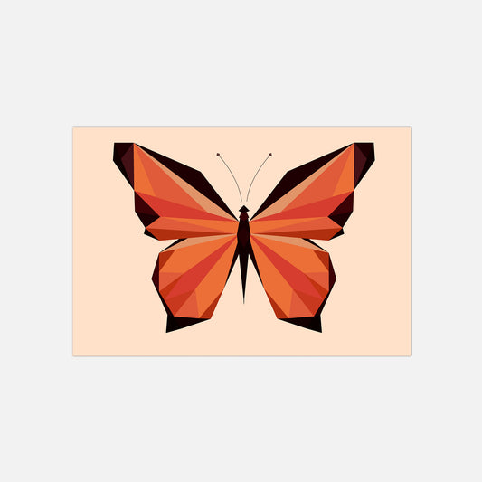 Polygon Tiere - Schmetterling