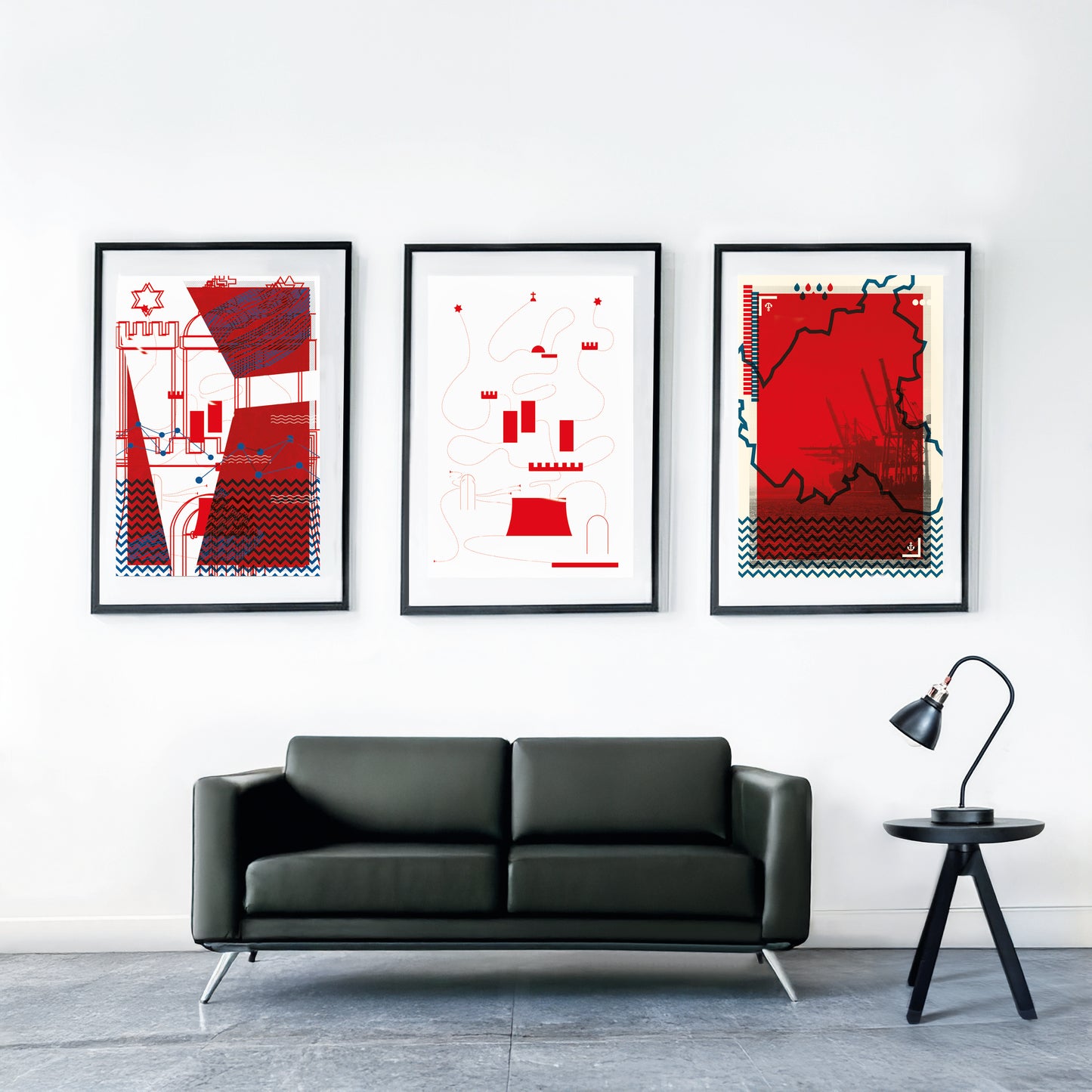 #meineStadt Hamburg Poster