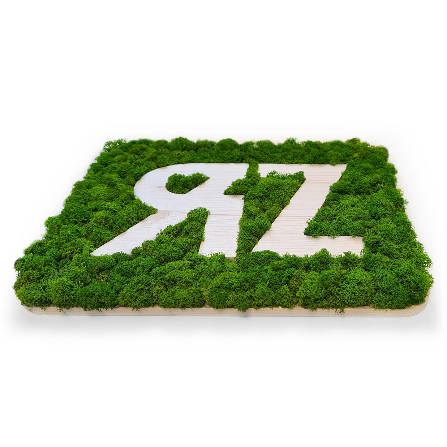 Moos Logos & Schriften - Islandmoos Logos / Schriften - Zirbe - Negativ