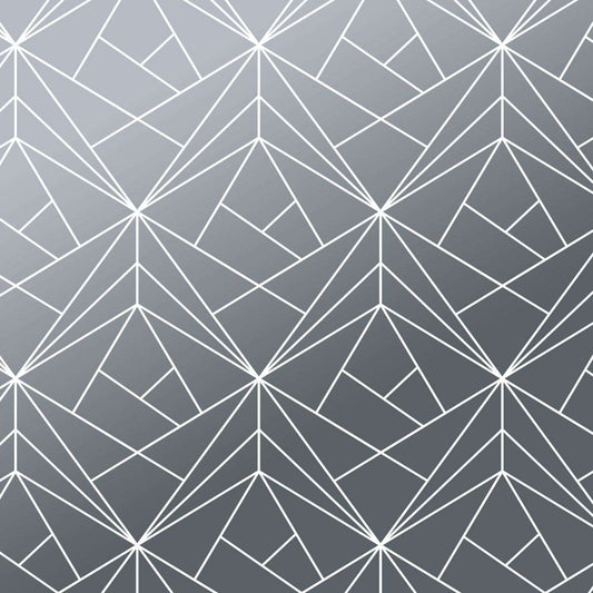 Sandstrahlfolie mit Motiven - Modern Triangle