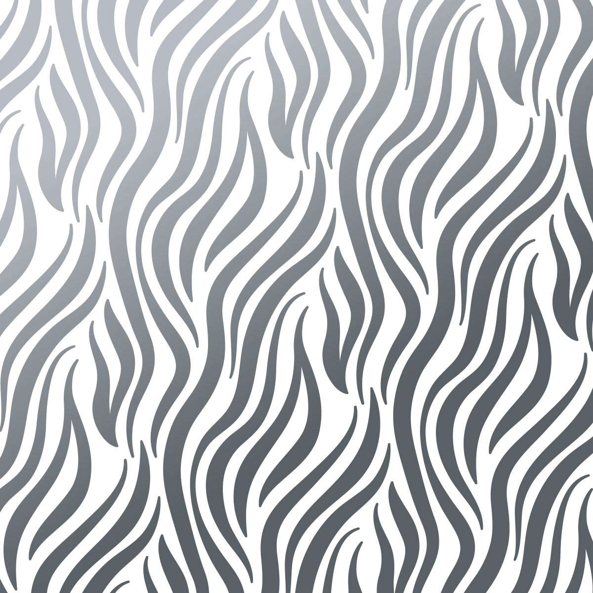 Sandstrahlfolie mit Motiven - Zebra