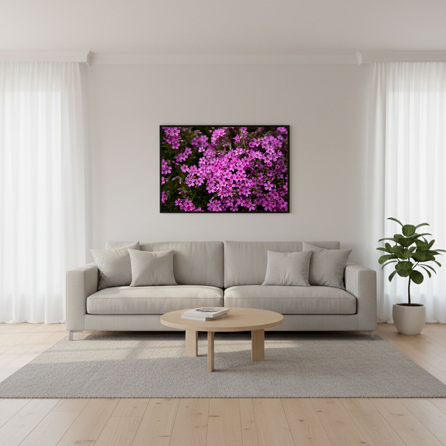 Poster "Der Polsterphlox" - Pinkes Blütenmeer Fotografie