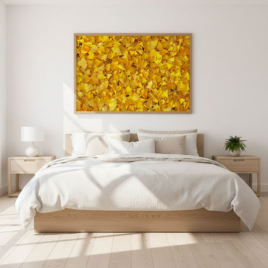 Poster Foto Ginkgo Blätter