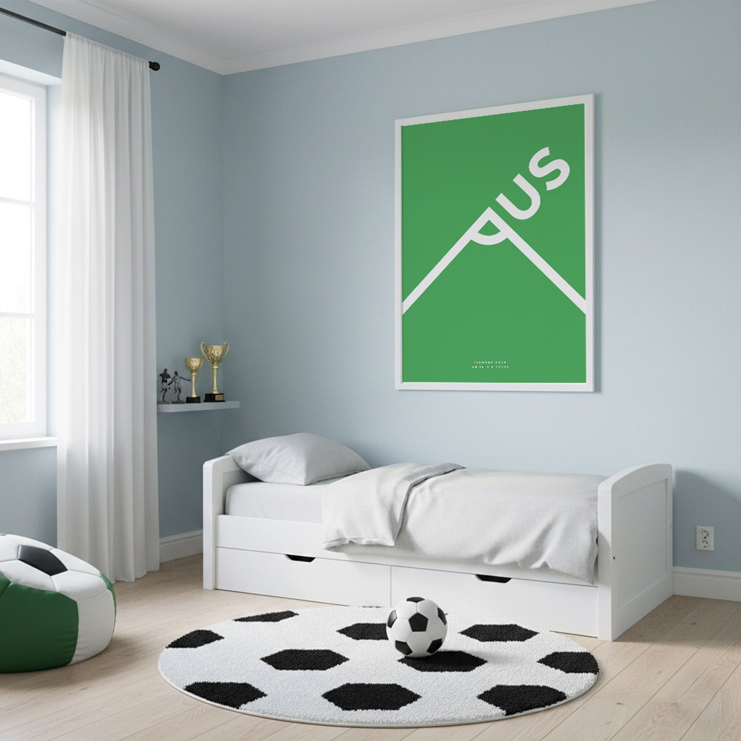 Fussball Poster - "Aus"