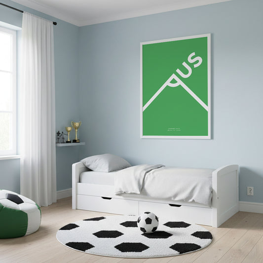 Fussball Poster - "Aus"