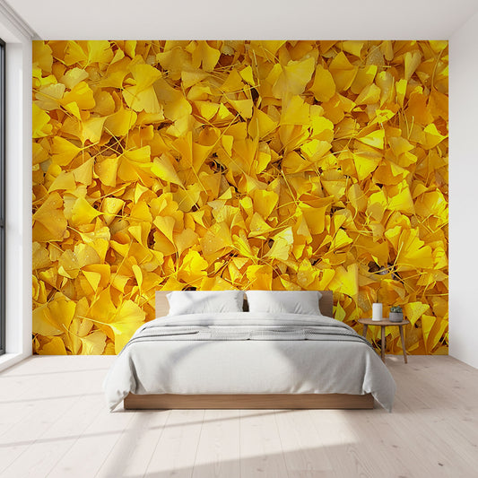 Ginkgo Blätter Fototapete