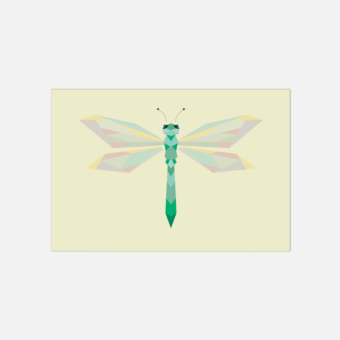 Polygon Tiere - Poster Libelle