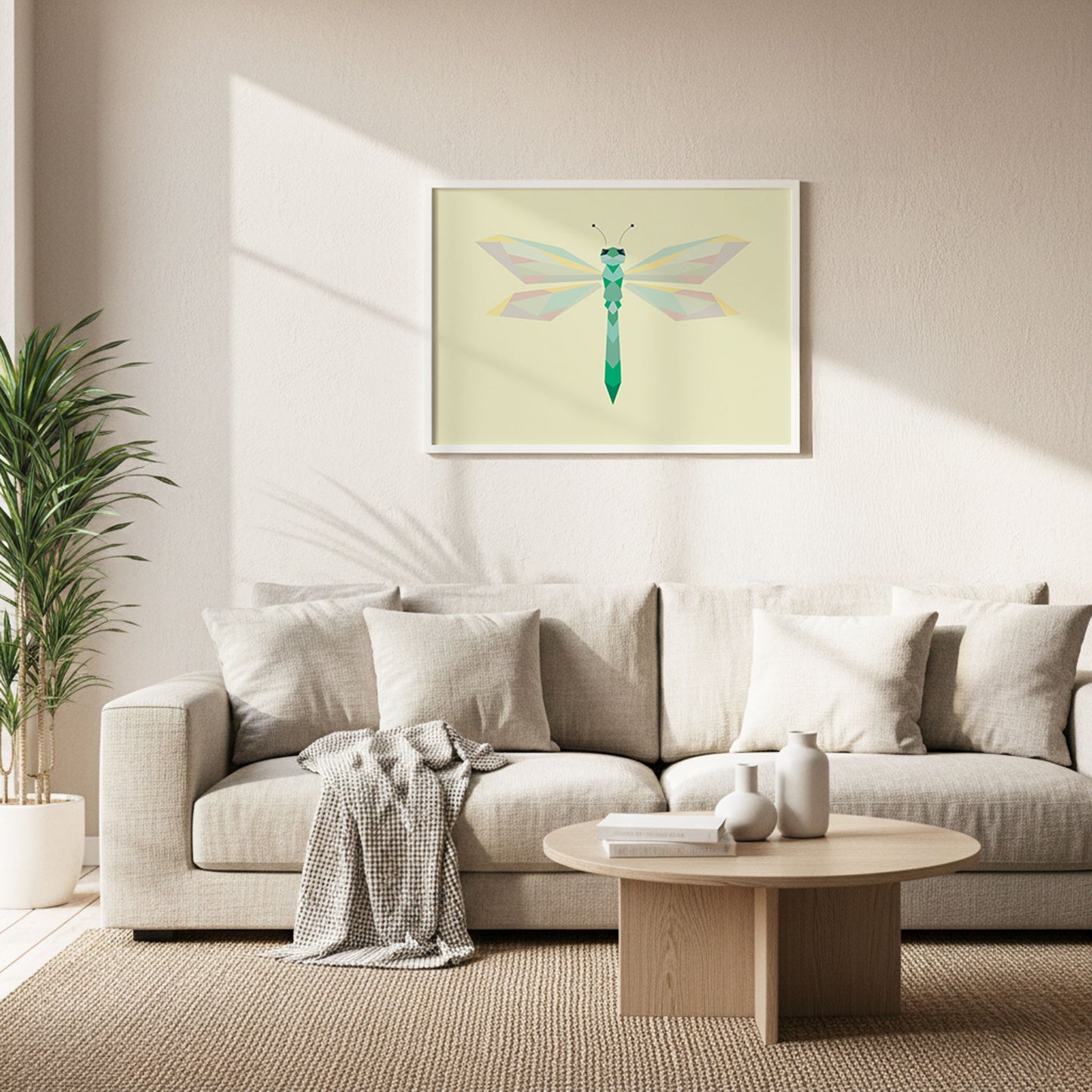Polygon Tiere - Poster Libelle