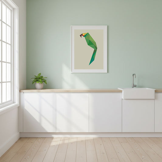 Polygon Tiere - Papagei