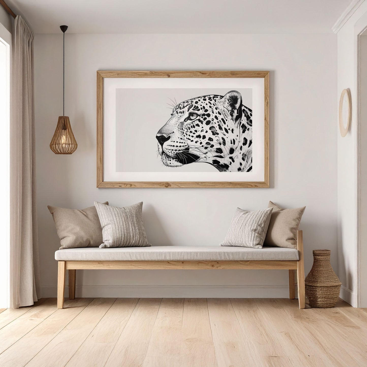 Poster Leopard Illustration