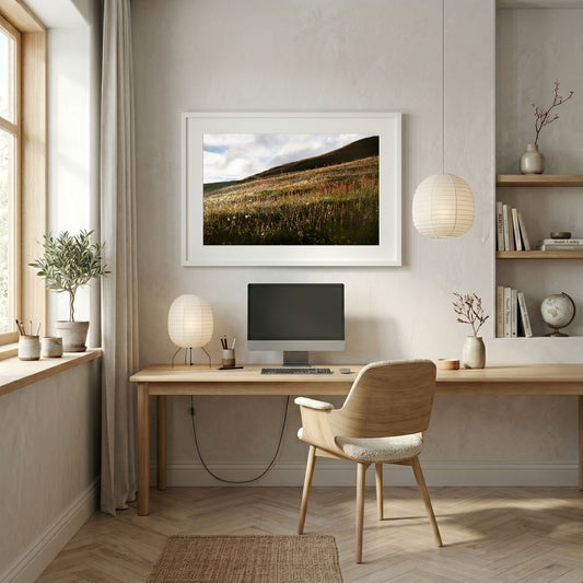 Poster Wiesengold Fotografie