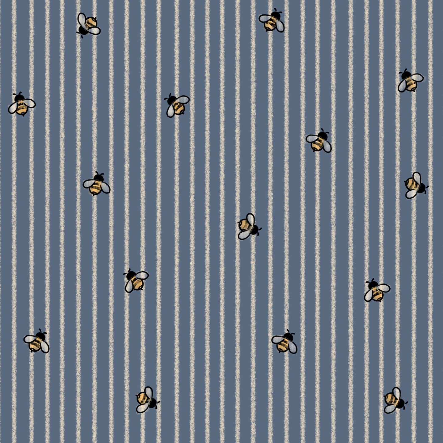 Kindertapeten Bienen gestreift