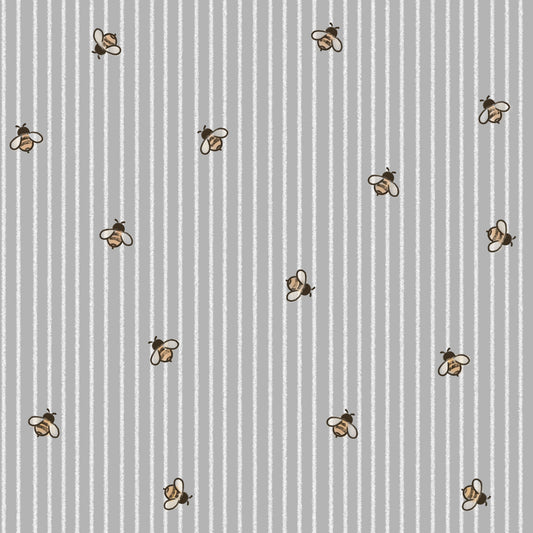 Kindertapeten Bienen gestreift
